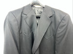 New Men’s Circle S Black Suit Jacket 52R #24244 JJ-601