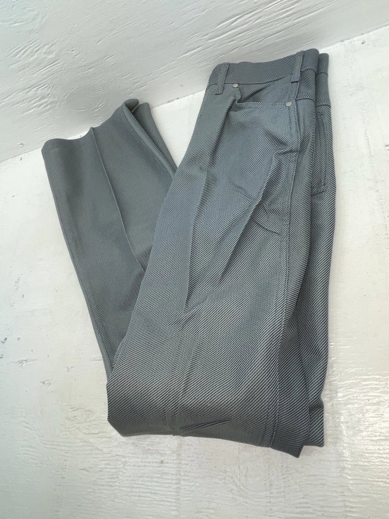 New Vintage Black Speckled Miller Polyester Pants #2624 3A-80