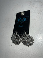 New Women’s Rock 47 Silver Diamond Dangle Earrings. ER3008R47 A-88