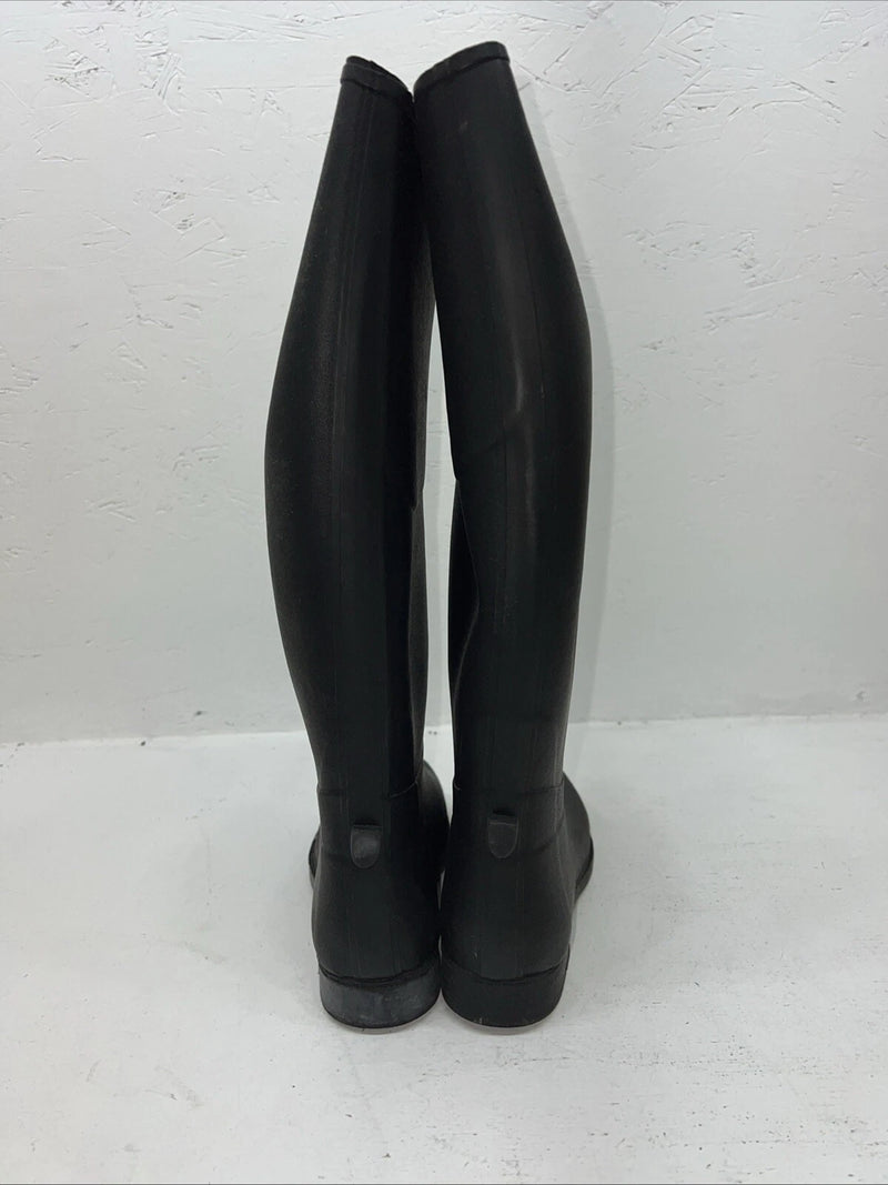 New Women’s Black Smoky Mountain Rubber English Riding Boots. 7 W. 12-57