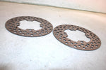 05 Yamaha  Bruin  4wd Hunter  Oem Front Brake Rotor Pair 5ND-F582T-00-00 AY38