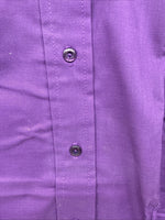 New Women’s Tem Tex Purple Long Sleeve Pearl Snap Size 38 II-21