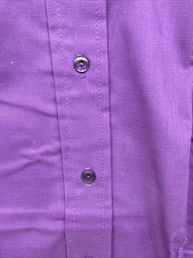 New Women’s Tem Tex Purple Long Sleeve Pearl Snap Size 38 II-21