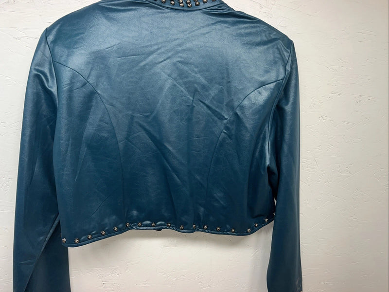 New Women’s Turquoise 1849 Authentic Ranchwear Show Short Jacket XL WW-46