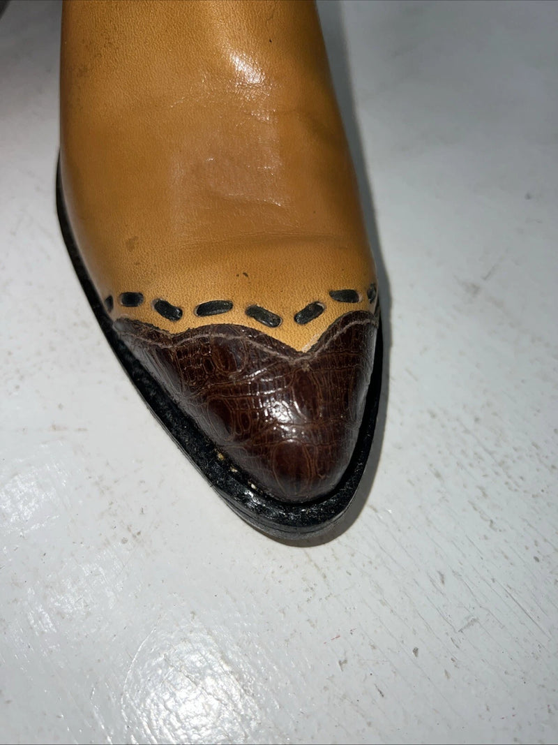 New Women’s Brown Acme Cowboy Boots. 666 6 A. 20-106
