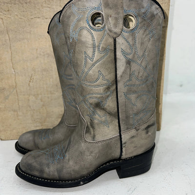 New Children’s Gray Texas Brand Boots. C192 11.5 11 1/2 D. 24-103