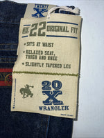 New Men’s Twenty X Relaxed Fit Dark Wash Denim Jeans. 38x32 Q-11