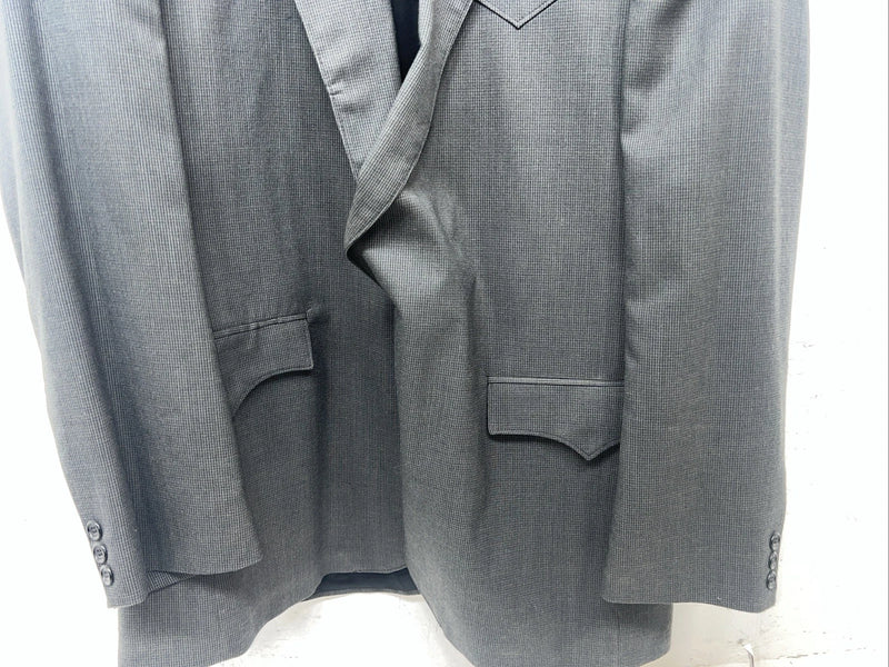 New Men’s Circle S Gray Suit Jacket 48L #24244 II-601
