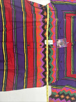 New Men’s Wrangler Multicolor Stripe Long Sleeve Button Up 17.5 X 35 XL V-58