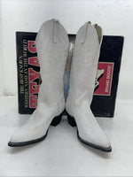 New Women’s White Texas Brand Cowboy Boots. L 198917 7 M. 18-45