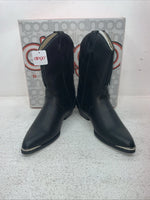 New Kids Black With Fringe Dingo Cowboy Boots. C 3220 4 D. 23-166