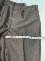 New Vintage Brown Circle S Polyester Pants #CS5091 SS-13