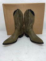 New Women’s Green Texas Brand Cowboy Boots. L  9302 6.5 6 1/2 M. 19-139