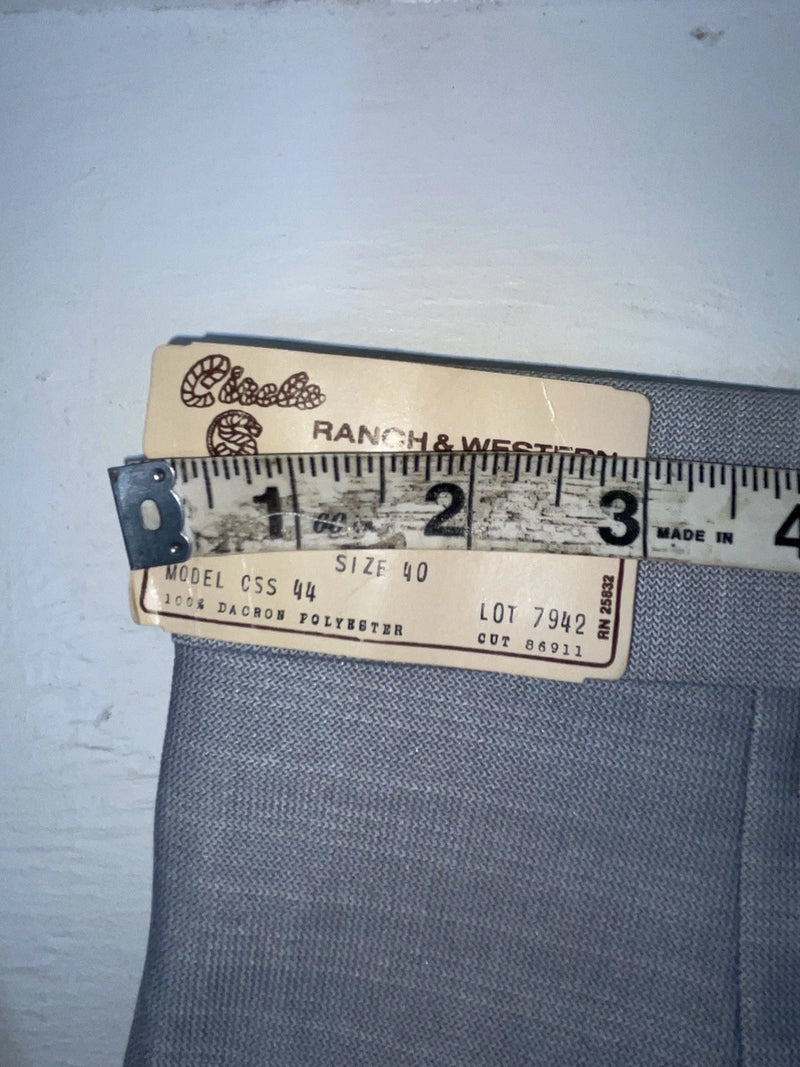 New Vintage Gray Circle S Polyester Pants #7942 OO-24