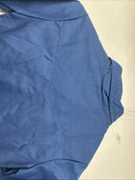 New Women’s Fenton Blue Long Sleeve Button Up Short Size 6 TT-113