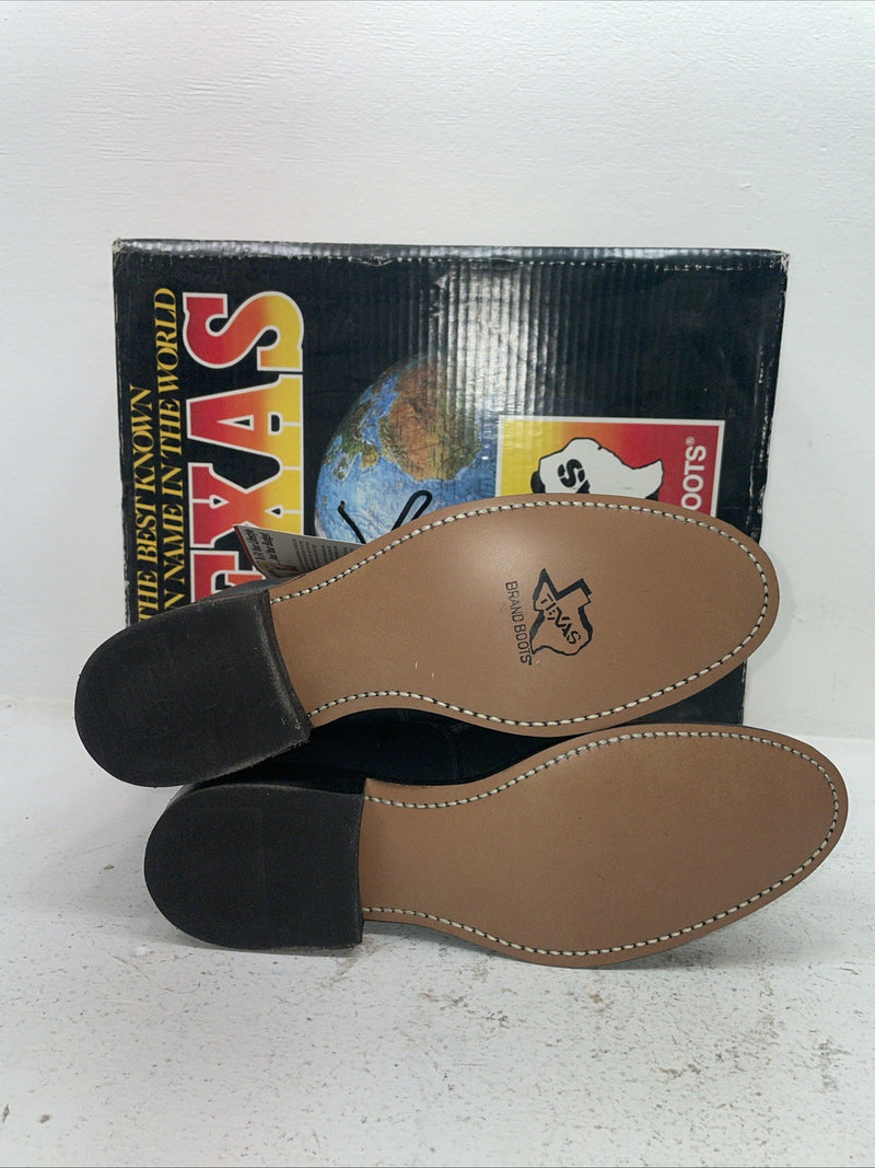 New Men’s Gray Lace Up Texas Brand Cowboy Boots. 8852 10 E E. 7-35