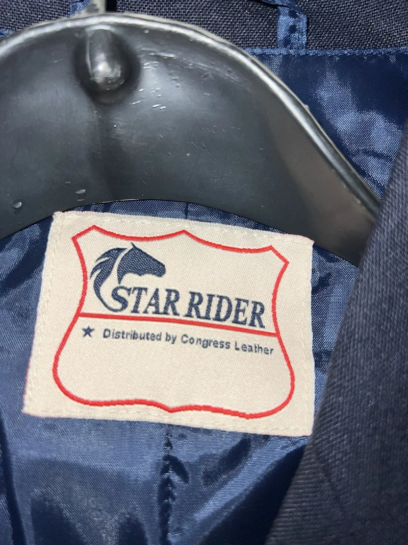 New Women’s Star Rider Blue English Riding Coat 20R BB-603