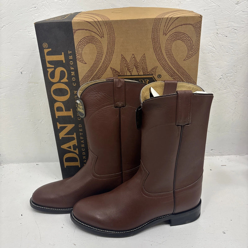 New Brown Dan Post Boots Size 8.5 Brand Boots Good For Every Day Use 3-11