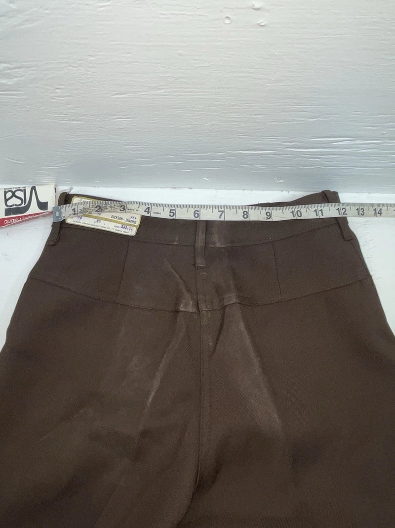 New Vintage Brown Dickson Jenkins Polyester Pants #5510 SS-49