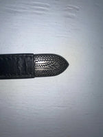New Black Genuine Leather Weaved 28” Belt #4591 JJ-108