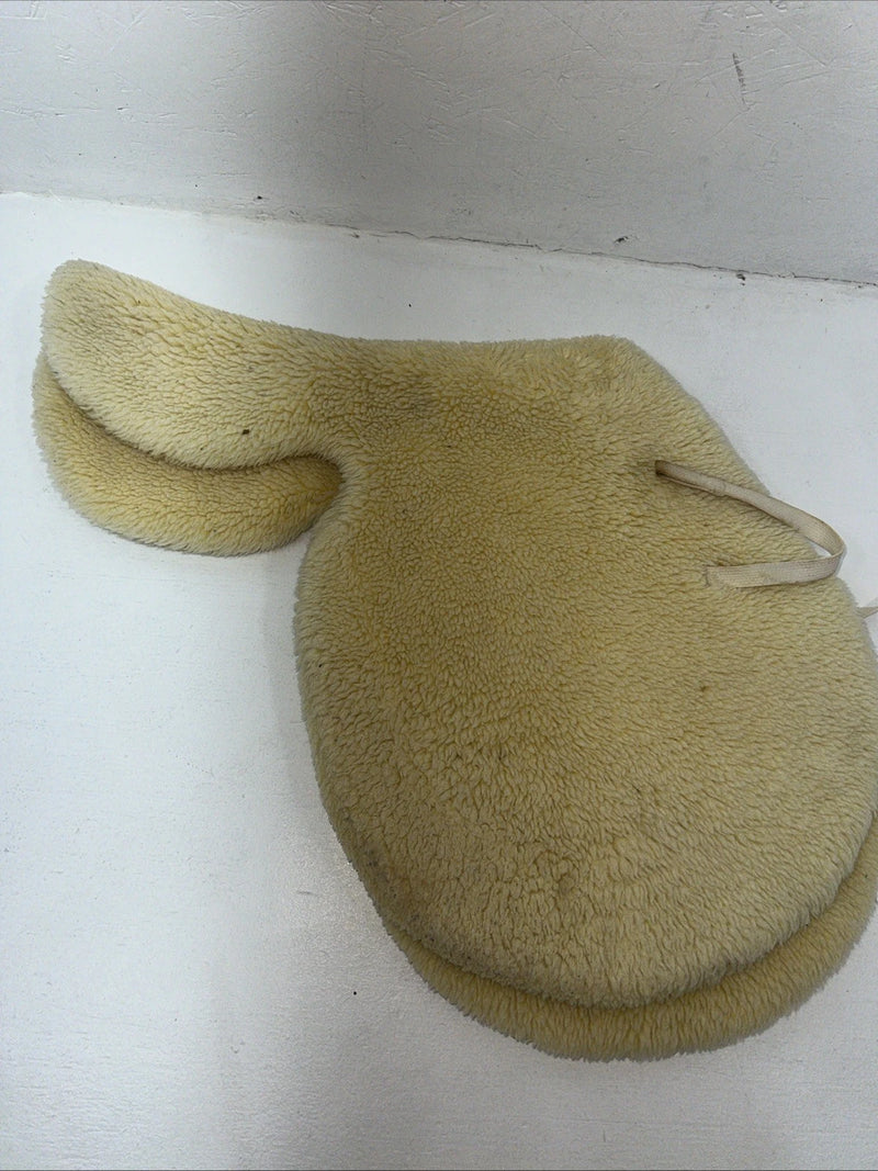 New Yellow Wool English Saddle Seat Cover PP-16