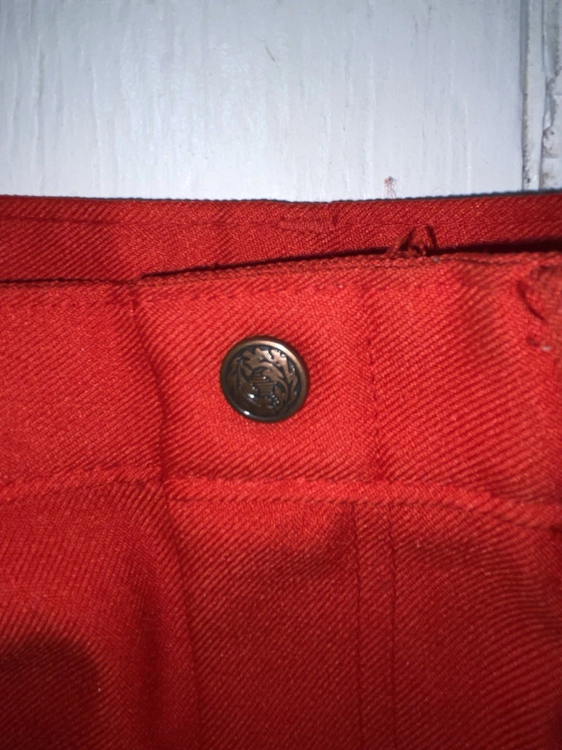 New Vintage Red Dickson Jenkins Polyester Pants #5501 3A-32