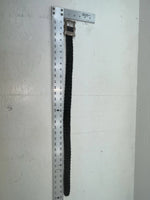 New Black Genuine Leather Braided 28” Belt NN-5
