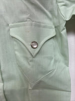 New Kids Karman Green Long Sleeve Pearl Snap Size 1 DD-147