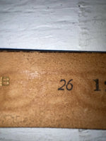 New Brown Genuine Leather Tooled 26” Belt #8103 NN-74 