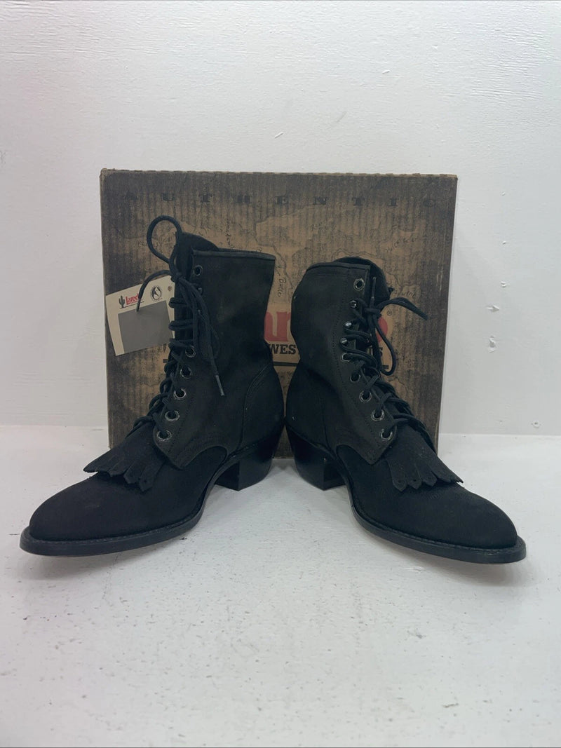 New Women’s Black Laredo Cowboy Boots. 9178 8.5 8 1/2 M. 16-112