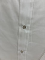 New Men’s ELY cattleman White Long Sleeve Pearl Snap 18.5 X 35 2XL H-36