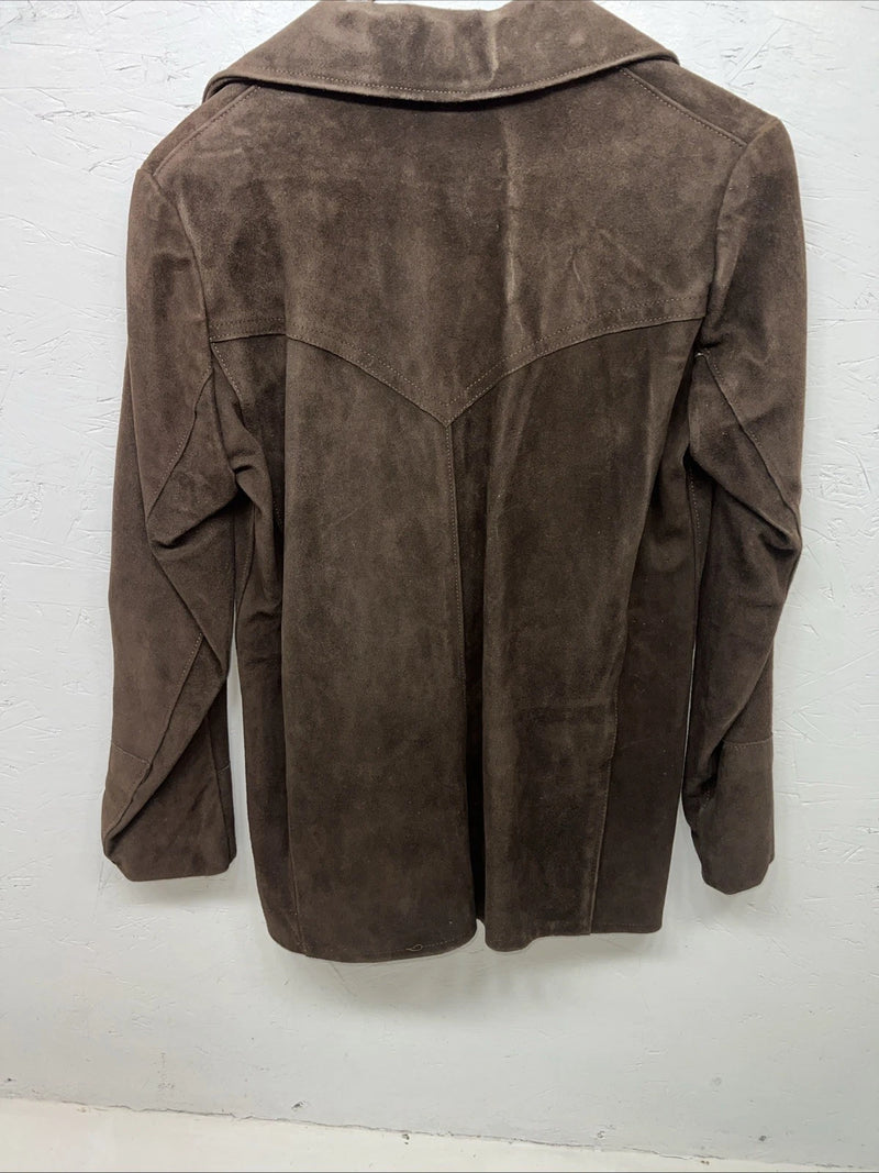 New Women’s Brown Leather SIMCO Jacket 14 #6121 HH-603
