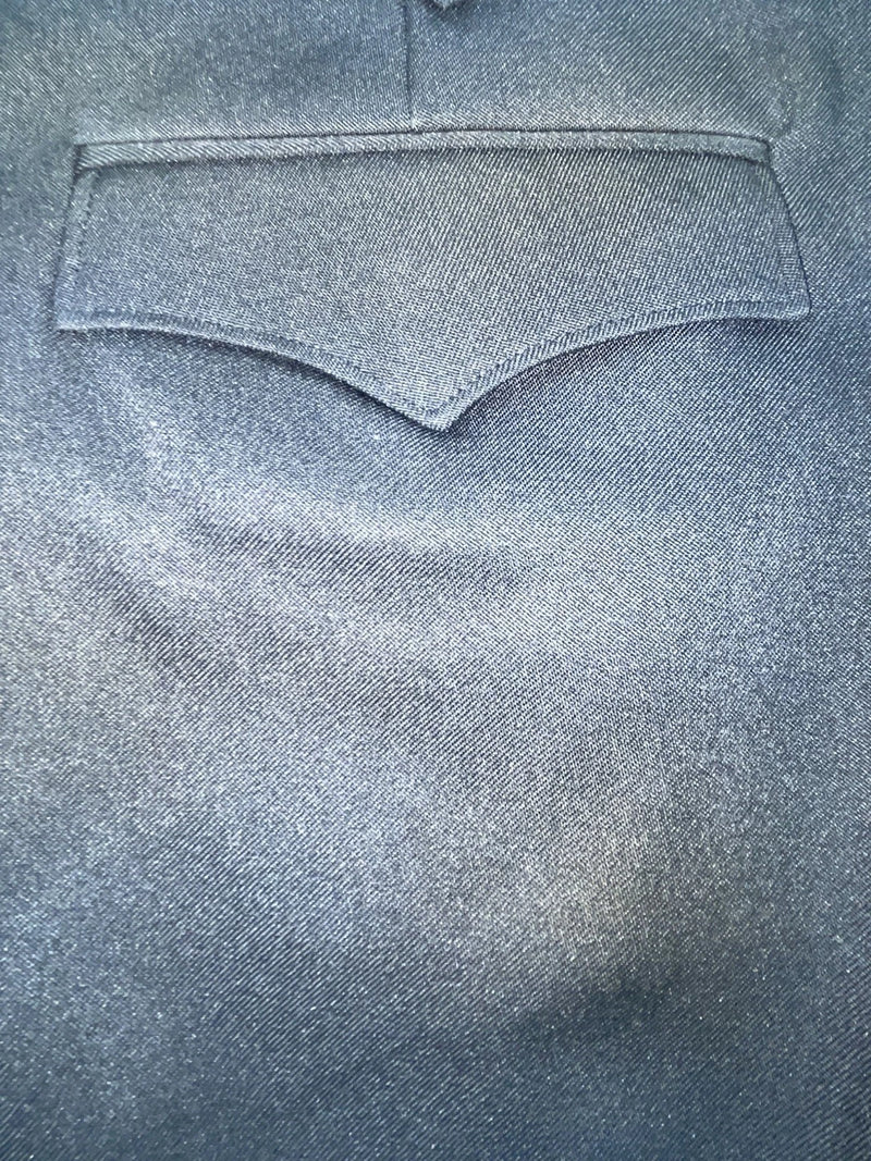 New Vintage Black Circle S Polyester Pants #CP4793 XX-63