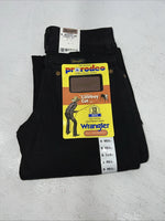 New Boys Black Wrangler Pro Rodeo Cowboy Cut Denim Jeans. 9 Regular C-14