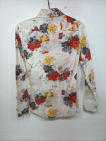 New Women’s Dickson Jenkins Floral Long Sleeve Pearl Snap Size 30 KK-3
