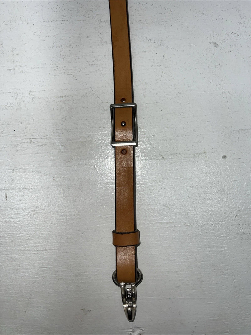 New Leather Circle Y Breast Collar With Bronze Metal Plates. #4287,1009 S-42