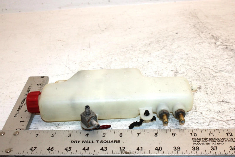 1989 Polaris 400 Oem Coolant Overflow Bottle W/Fuel Valve 5450026 SP23