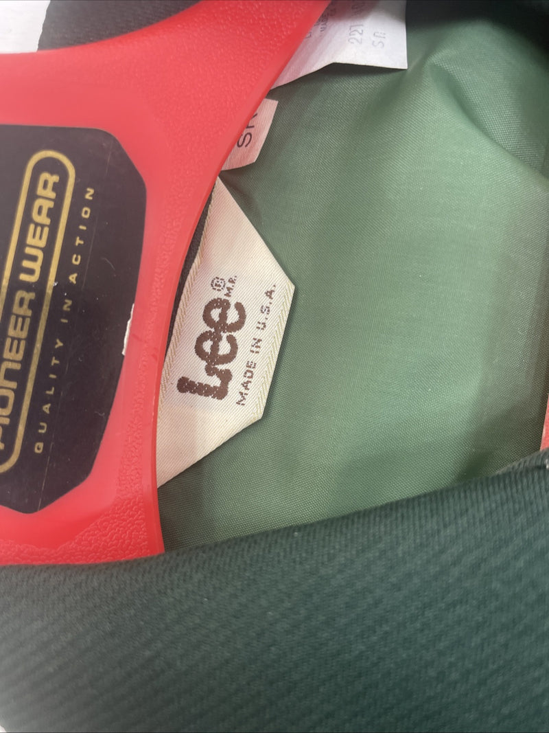 New Men’s Lee Green Long Sleeve Pearl Snap Small Regular B-127