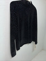 New Women’s 1849 Authentic Ranchwear Black Multicolor Long Sleeve Shirt S WW-19