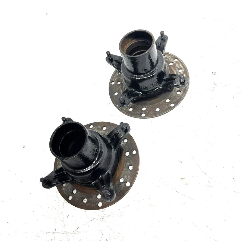 91 Polaris Trail Boss 350L 2x4 OEM Front Hub Pair W/Brake Disc 5130682 AP227