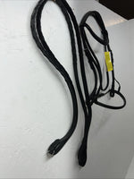 New Equiroyal Black Brown Full English Bridle With Reins #21-9556 Y-28