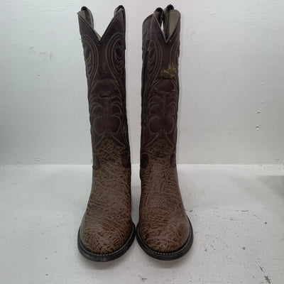 New Women’s Brown Texas Brand Cowboy Boots. 4634 9.5 9 1/2 M. 15-157