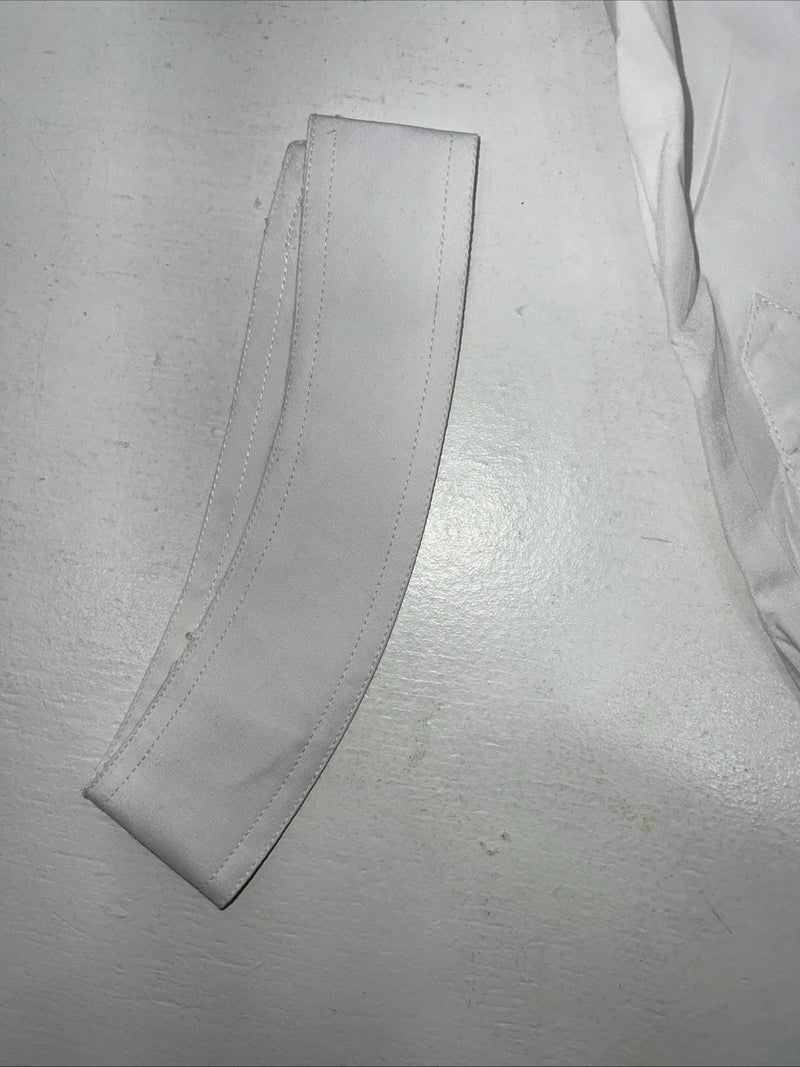 New Women’s White Comfort Riders Long Sleeve English Shirt. 40 D-35