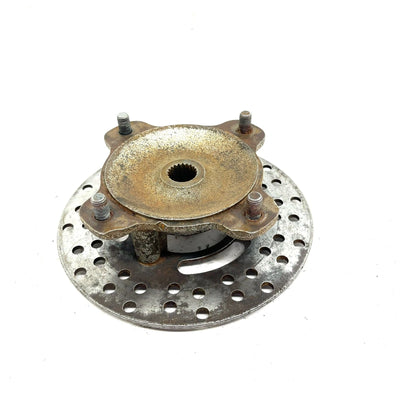 1993 Kawasaki Bayou 400 4x4 OEM Front Hub W/Rotor 49030-1116 AK32