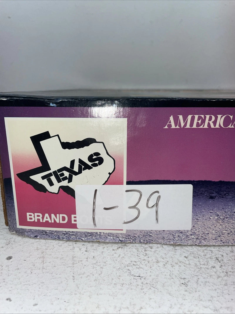 New Men’s Gray Texas Brand Cowboy Boots. 1202 6.5 6 1/2 E E. 1-39