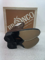 New Youth Brown Bronco Cowboy Boots. B 1894 3.5 3 1/2 D. 22-67