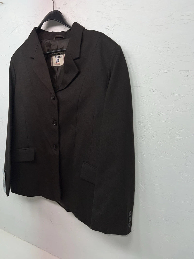 New Women’s Comfort Riders Brown Hunt Meister Riding Coat 18R FF-600