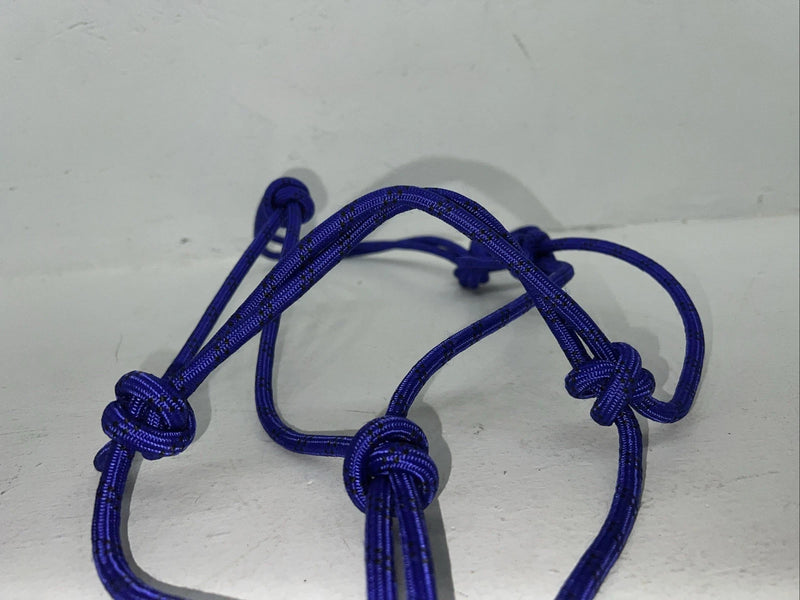New Tough 1 Purple Poly Rope Tied Halter #50-1000 G-510 