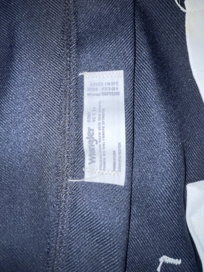 New Vintage Blue Wrangler Polyester Pants #82NV XX-68