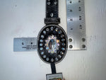 New Black Genuine Leather Nocona Silver Bling L Belt #N3424601 JJ-78